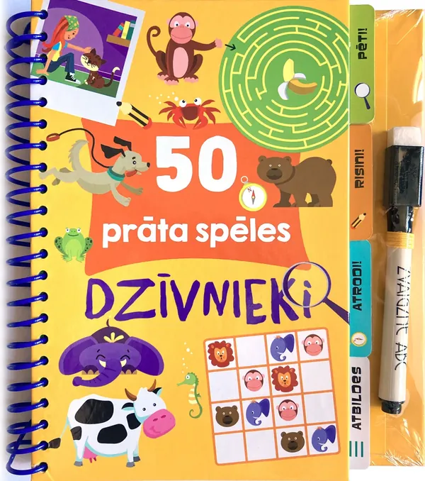 50 prāta spēles. Dzīvnieki