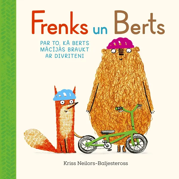 Frenks un Berts. Par to, kā Berts mācijās braukt ar divriteni
