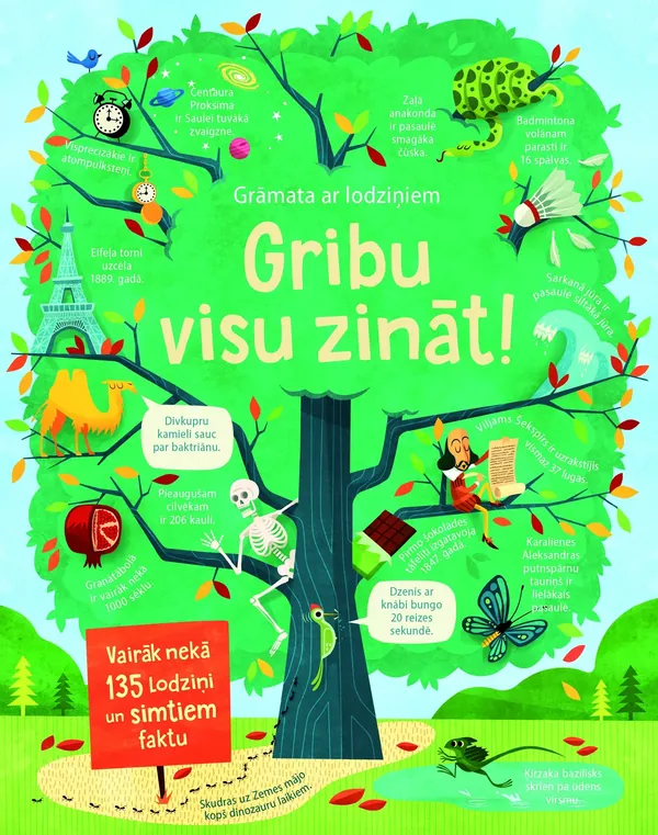 Gribu visu zināt! Grāmata ar lodziņiem