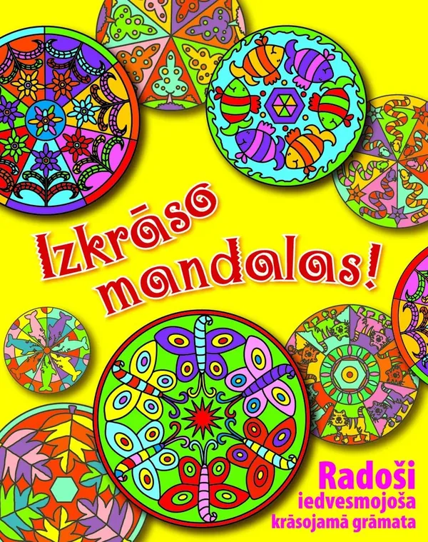 Izkrāso mandalas!