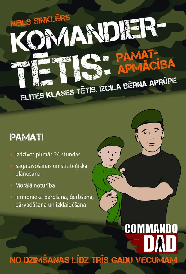 Komandiertētis: pamatapmācība. Elites klases tētis. Izcila bērna aprūpe