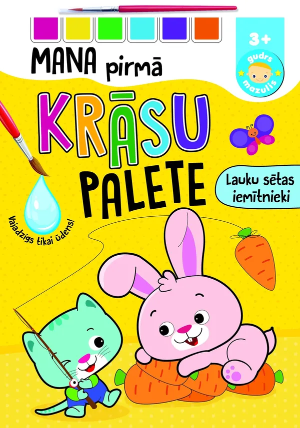 Lauku sētas iemītnieki. Mana pirmā krāsu palete (3+)