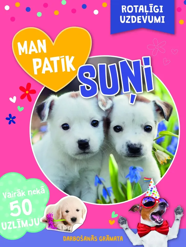 Man patīk suņi. Rotaļīgi uzdevumi