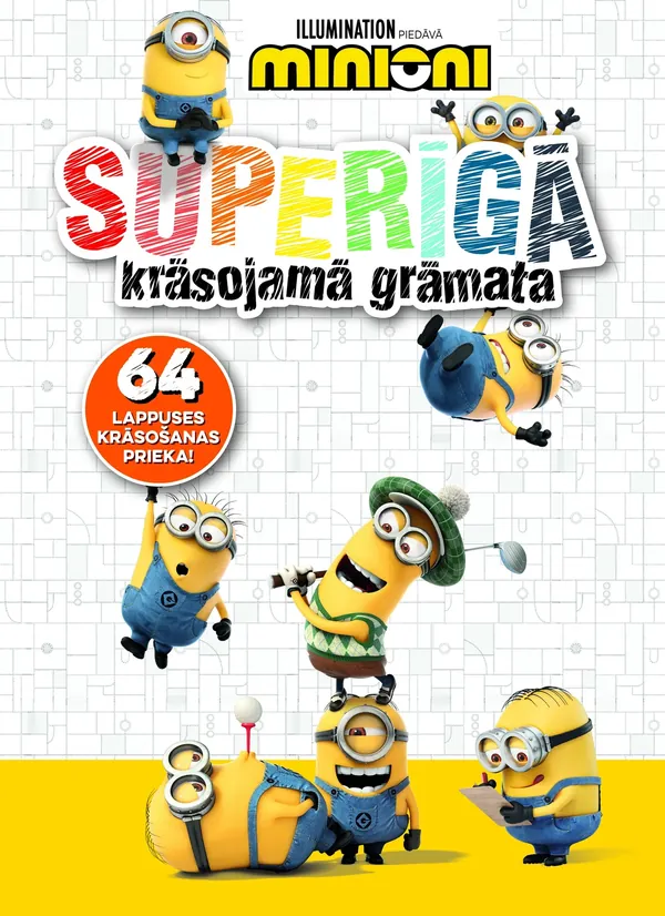 Minioni. Superīgā krāsojamā grāmata