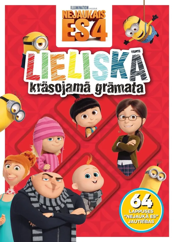 Nejaukais es 4. Lieliskā krāsojamā grāmata