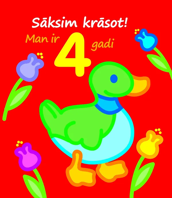 Sāksim krāsot! Man ir 4 gadi