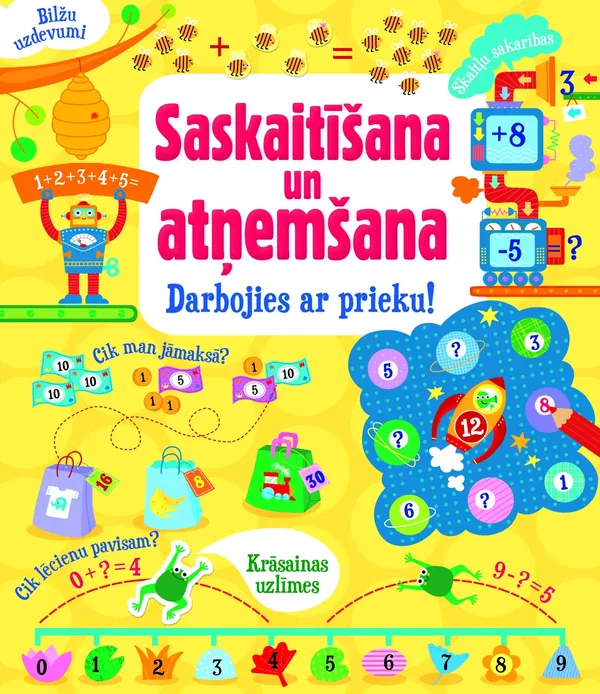 Saskaitīšana un atņemšana. Darbojies ar prieku!