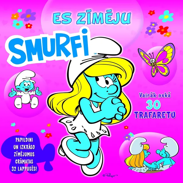 Smurfi. Es zīmēju (rozā)