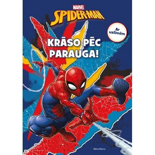 Spider-Man. Krāso pēc parauga! Ar uzlīmēm