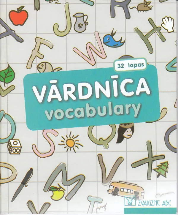 Vārdnīca vocabulary. Burtnīca 32 lapas