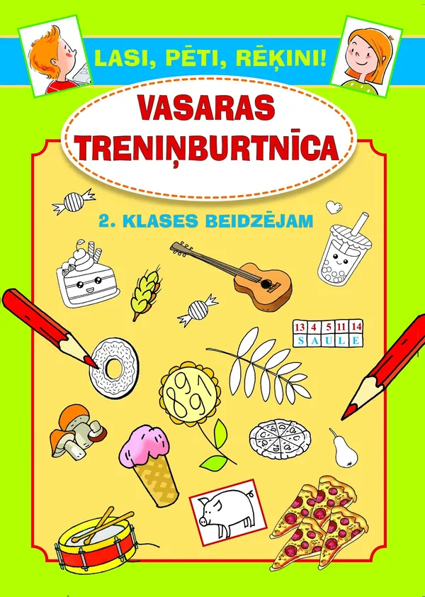 Vasaras treniņburtnīca 2. klases beidzējam
