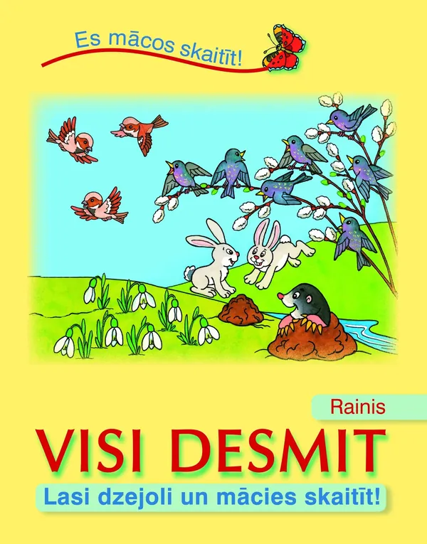 Visi desmit. Lasi dzejoli un mācies skaitīt!