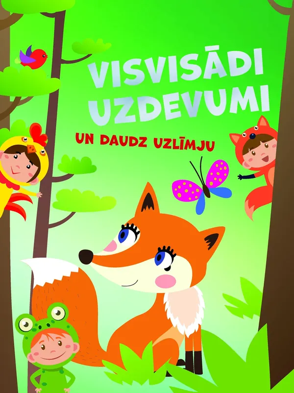 Visvisādi uzdevumi un daudz uzlīmju